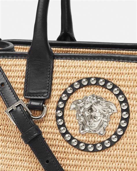 white versace medusa bag|versace la medusa tote bag.